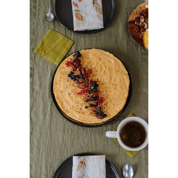 Ленена покривка за маса 140x140 cm - Linen Tales-image-2