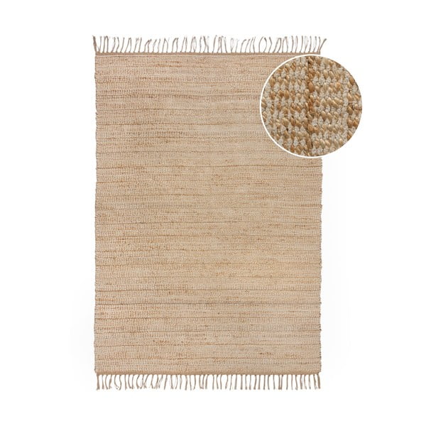 Килим в естествен цвят 60x110 cm Levi - Flair Rugs