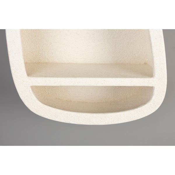 Кремав стенен рафт на няколко нива 23 cm Veda – Dutchbone-image-4