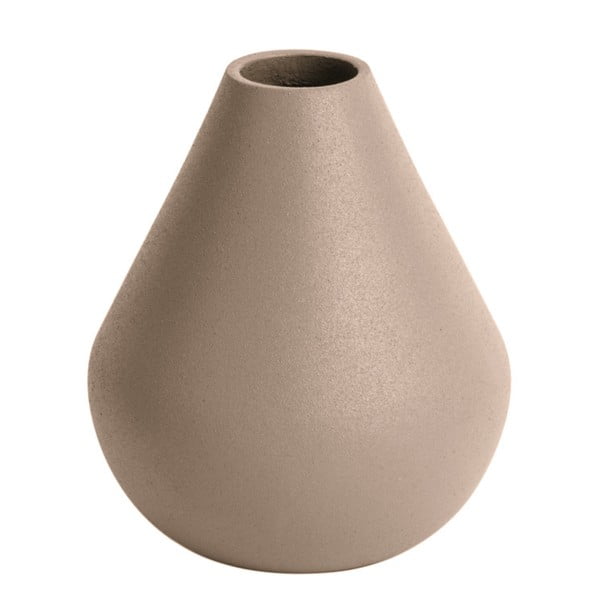 Béžová váza PT LIVING Nimble Cone, výška 10 cm