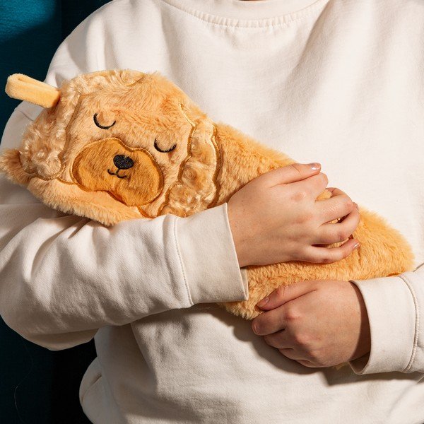 Бежов термофор от микроплюш 850 ml Cockapoo – Sass & Belle-image-1