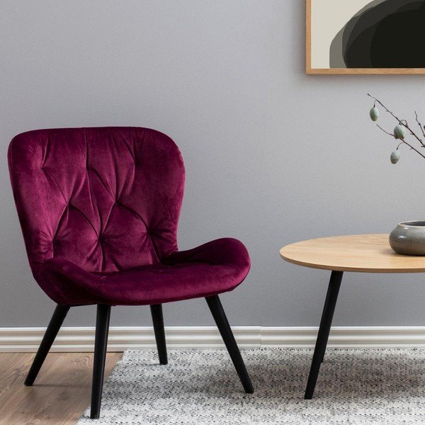 Масичка за кафе с фурнир от ясен , ⌀ 80 cm Stafford - Actona-image-4