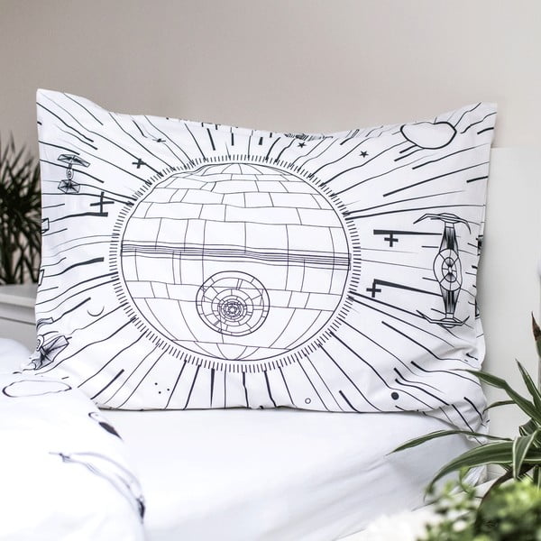 Единично  памучно детско спално бельо със светещ ефект 140x200 cm Star Wars – Jerry Fabrics-image-3