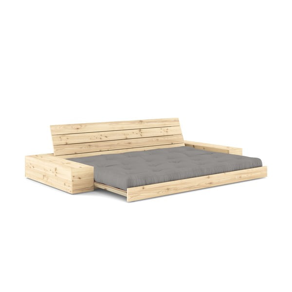 Сив разтегателен диван 244 cm Base – Karup Design-image-4