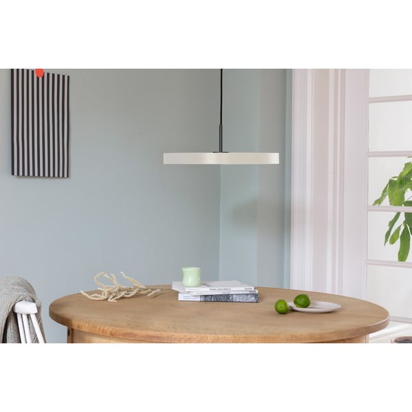 Кремаво LED затъмняващо се висящо осветително тяло с метален абажур ø 43 cm Asteria Plus Medium – UMAGE-image-1