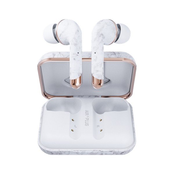 Безжични слушалки в бял мрамор Air 1 Plus In-Ear - Happy Plugs-image-3