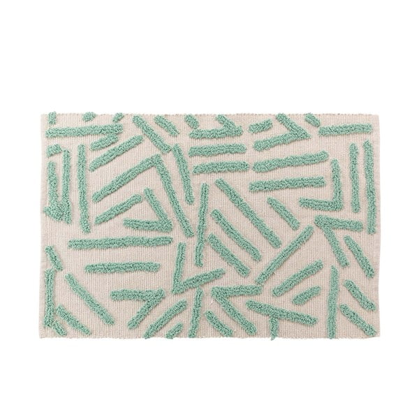 Килим подходящ за пране в кремав и ментов цвят 60x90 cm Athena – douceur d'intérieur-image-4
