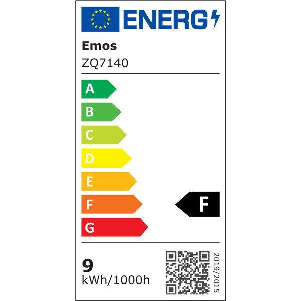 Топла LED крушка E27, 9 W - EMOS-image-2