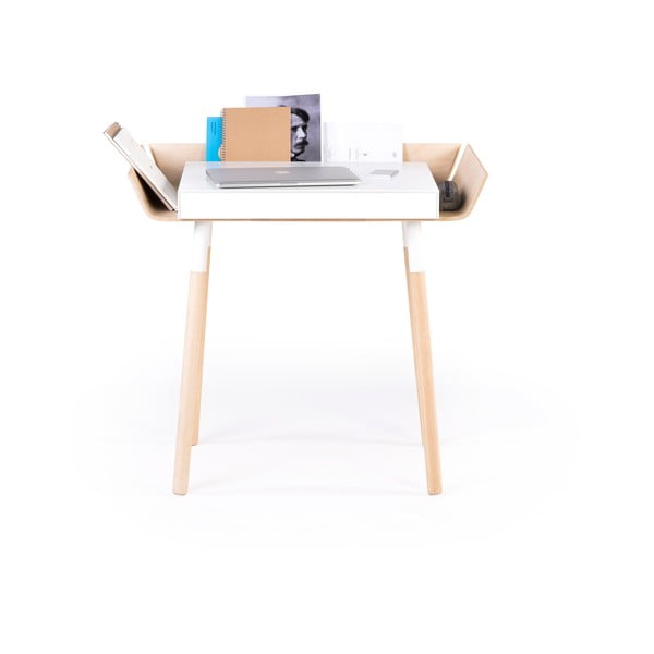 Бяло бюро с 1 чекмедже Бюро My Writing - EMKO-image-2