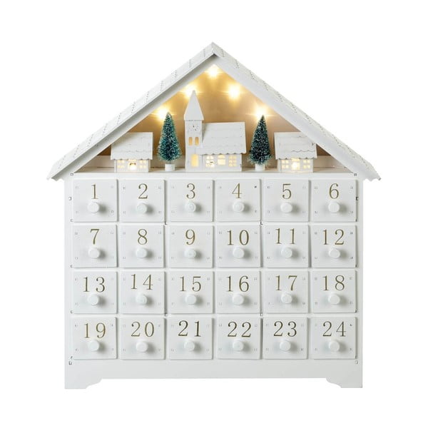 Адвентен календар с LED осветление, височина 36 см - Parlane