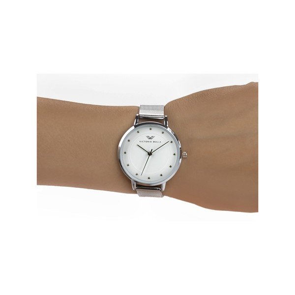Dámské hodinky s řemínkem z chirurgické oceli Victoria Walls Kumla-image-3