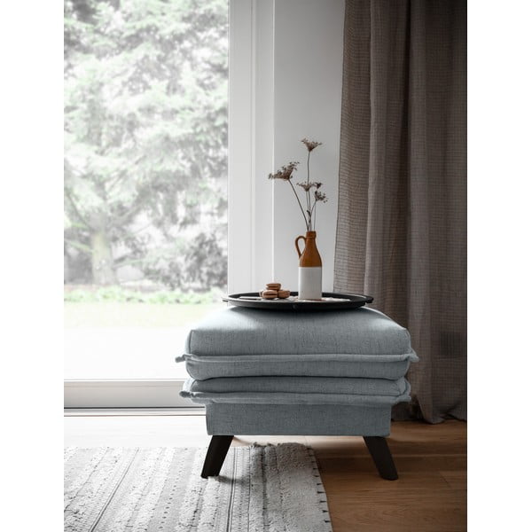 Светлосива табуретка за крака Charming Charlie - Miuform-image-3