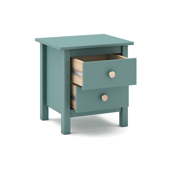 Детско нощно шкафче от борова дървесина в цвят бензин Max - Marckeric-image-4