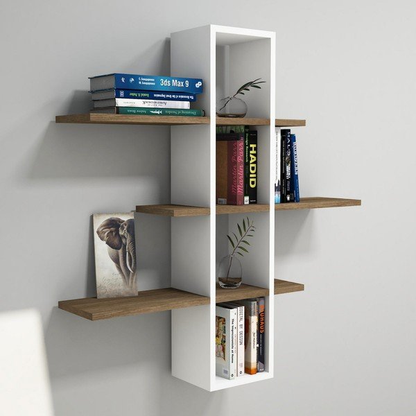 Бял стенен рафт Ardo - Puqa Design-image-3