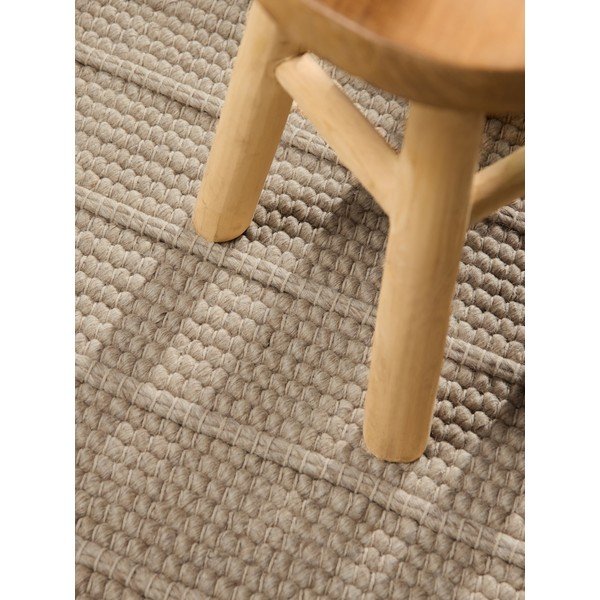 Бежова ръчно изработена вълнена пътека 80x250 cm Camden Parker – Ted Baker-image-3