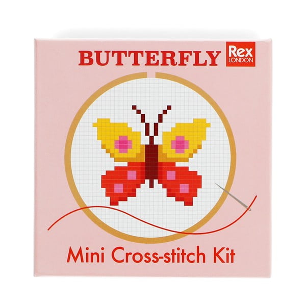 Творчески комплект Cross-stitch Kit Butterfly – Rex London