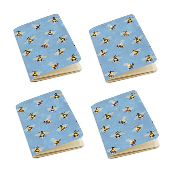 Тетрадки в комплект от 4 бр. 192 страници A6 Bees – Kartos-image-2