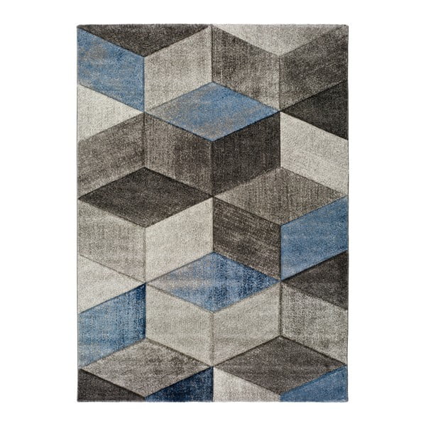 Modrošedý koberec Universal Indigo Azul Robo, 120 x 170 cm