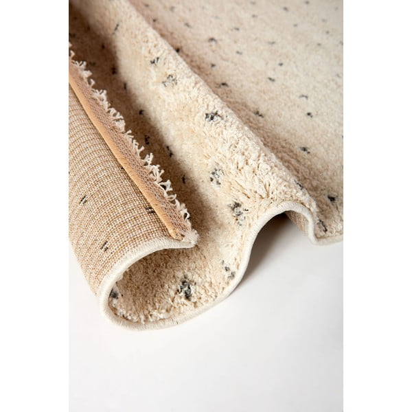 Черен/кремав килим 120x180 cm Dottie Black – Universal-image-1