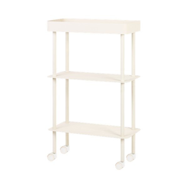 Бежов метален подвижен стелаж 60x97x30 cm Nolle – noo.ma