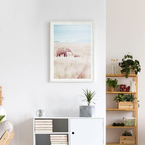 Плакат 30x40 cm Elephants - Travelposter-image-3