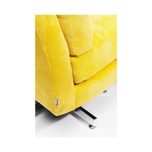 Жълт фотьойл на колела Cinema - Kare Design-image-4