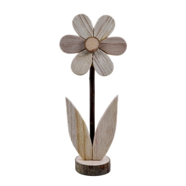 Средна дървена декорация във формата на цвете Ego Dekor, 12 x 28,5 cm - Ego Dekor