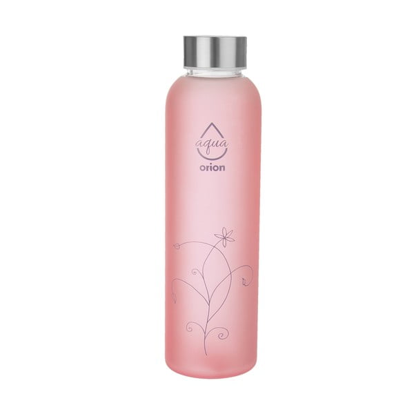 Розова стъклена бутилка 600 ml Adela - Orion