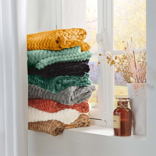 Светлозелено одеяло от микрофланела 125x150 cm Mini Frosty – douceur d'intérieur-image-4