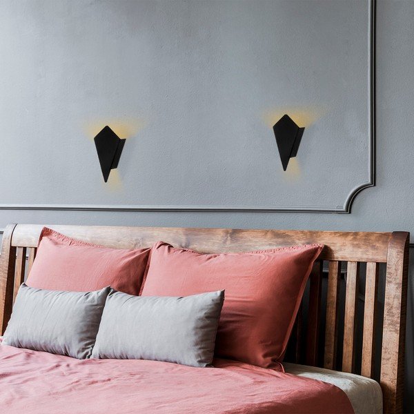 Черна стенна лампа Cut – Opviq lights-image-3