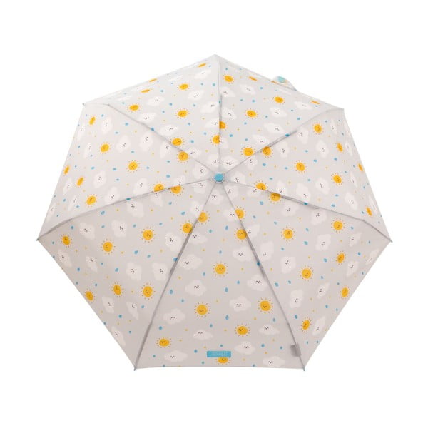 Сив сгъваем чадър Nube - Mr. Wonderful