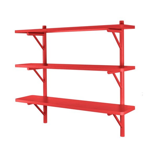 Червен стенен рафт Grain - Tenzo-image-2