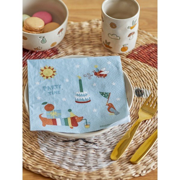 Хартиени салфетки в комплект от 20 броя Charlie – Bloomingville Mini-image-1