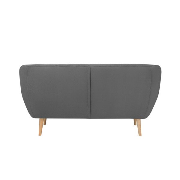 Диван от сиво кадифе , 158 см Sardaigne - Mazzini Sofas-image-4