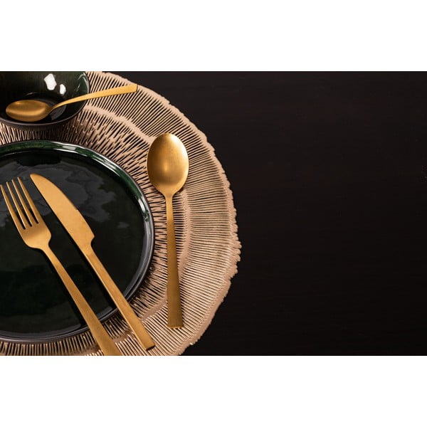 Подложка за хранене в златисто, ⌀ 38 cm - Tiseco Home Studio-image-1