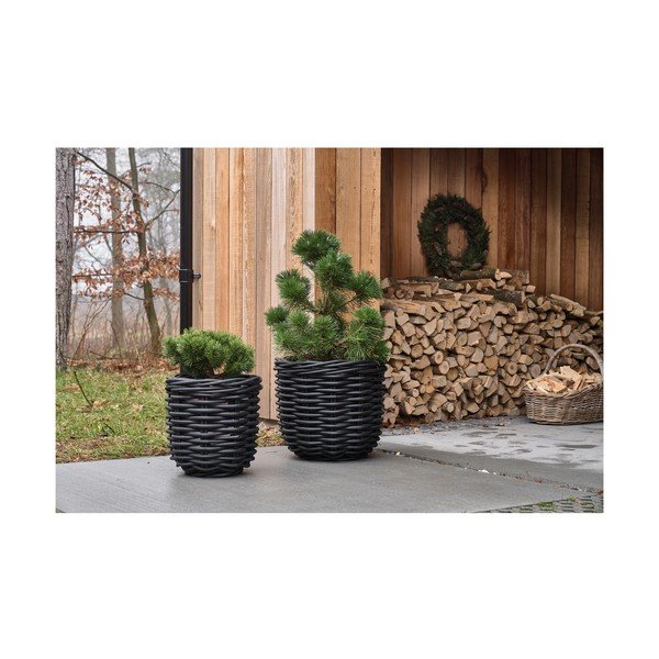Ратанови саксии в комплект от 2 бр. ø 52 cm Vilda – Villa Collection-image-2