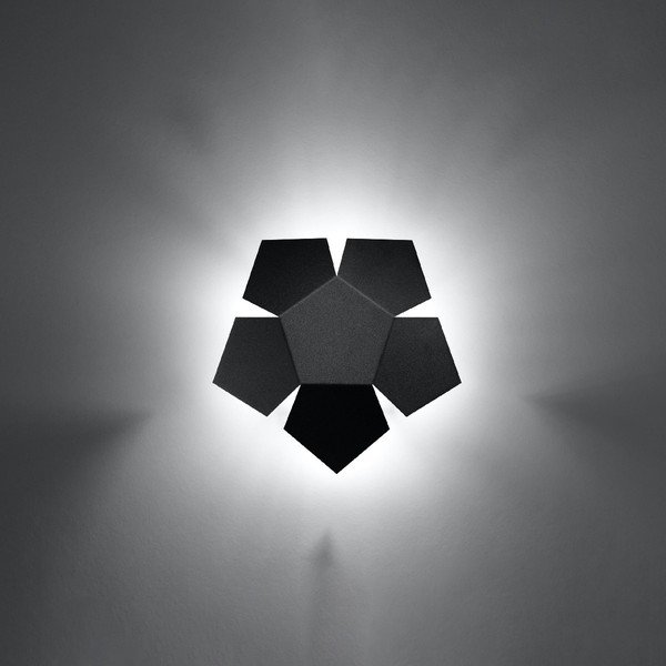 Черна стенна лампа Izar - Sollux-image-2