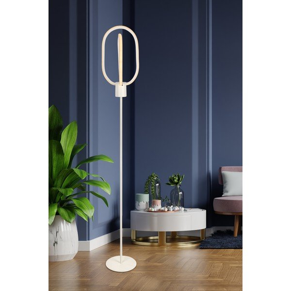 Бяла LED подова лампа (височина 132 cm) Goktug – Squid Lighting-image-1