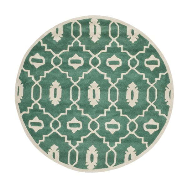 Mentolově zelený koberec Safavieh Mondello, ø 152 cm