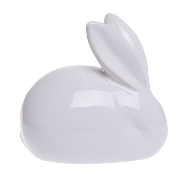 Bílá keramická dekorativní soška Ewax Bunny Bundle