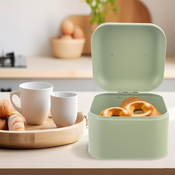 Метална кутия за хляб Greenish – Orion-image-1