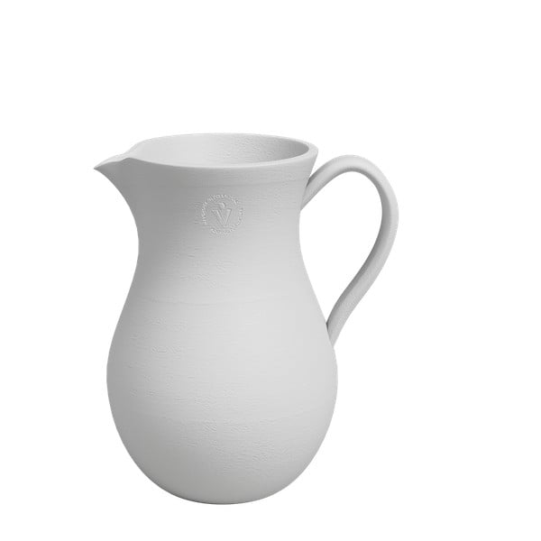 Бяла керамична ръчно изработена ваза (височина 30 см) Harmonia - Artevasi