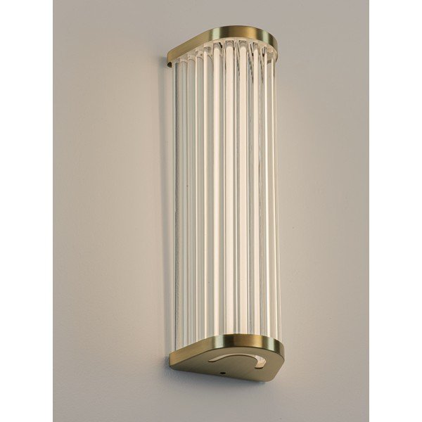 Матово златиста метална LED стенна лампа Vitree – Nova Luce-image-1