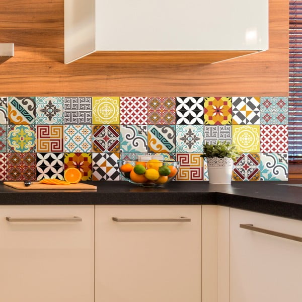 Комплект от 15 стикера Bistro, 20 x 20 cm - Ambiance-image-4