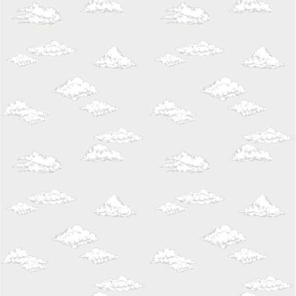 Тапет Облаци сив, 50 x 280 cm - Dekornik