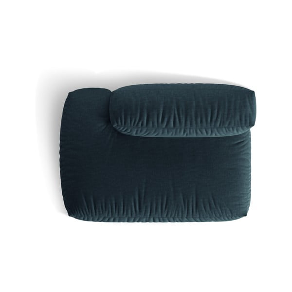 Тъмносин модул за диван (ляв ъгъл) Martina – Micadoni Home-image-3