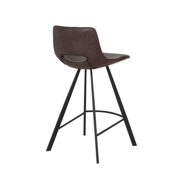 Tmavě hnědá barová židle Canett Coronas, výška 87 cm-image-1