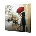 Живопис върху платно Париж, 45 x 45 cm - Wallity