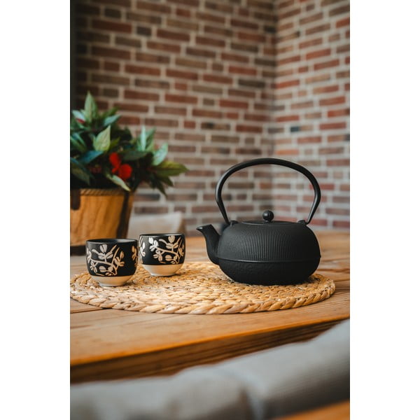 Порцеланово чугунен черен комплект за чай Sichuan – Bredemeijer-image-1