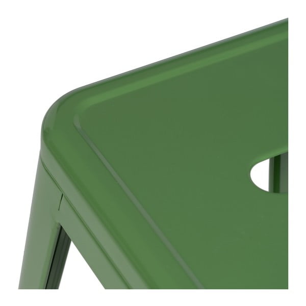 Зелени метални бар столове в комплект 2 бр. (височина на седалката 61 cm) – Ixia-image-4